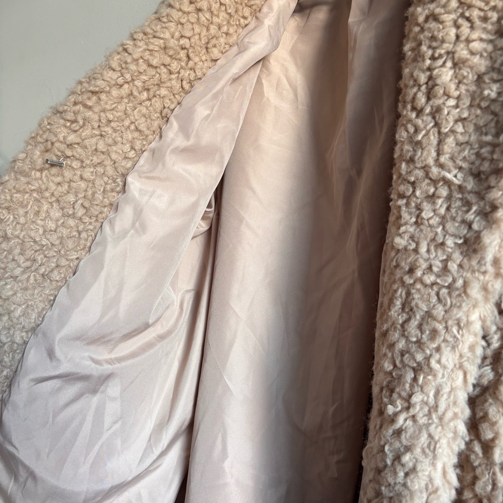 H&M Tan Teddy Jacket Small - Picture 4 of 4
